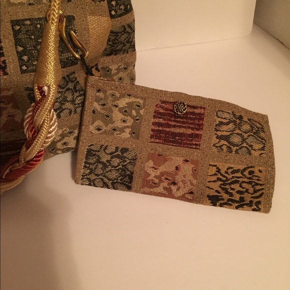 Handmade Tote From Repurposed Textiles - Picture 3 of 6